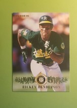 1995 Fleer Update Diamond Tribute Rickey Henderson #7 Oakland Athletics FREE SHI - £1.57 GBP