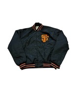 Vintage 1980&#39;s Starter San Francisco Giants MLB Satin Bomber Jacket Men&#39;... - $179.99