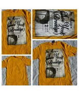 WELCOME TO NEW YORK gold short sleeve t-shirt ESMX Casual short sleeve t... - $16.66