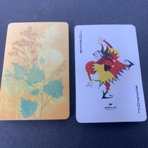 Vintage Fall Sunset Playing Card Deck By Hallmark  Sun Trees Leaves Autumn Color - $8.00