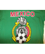 Green Red White Mexico Soccer T shirt Short sleeve Mexico De futbol T sh... - £9.46 GBP