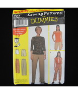 Simplicity 7016 Pull-On Pants &amp; Shorts Sewing Patterns for Dummies size ... - $2.93