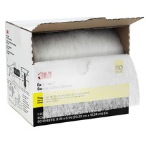 3M Easy Trap Sweep And Dust Sheets, 1 Roll Of 60 8&quot; X 6&quot; Sheets,, 59152W - $35.96