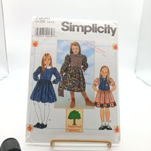 Simplicity Girls Dress Sewing Pattern 7338 Size BB 5-6-7-8 Vintage Style... - £6.06 GBP