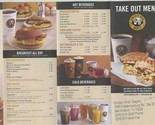 Einstein Bros Bagels Take Out Menu San Antonio Texas 2010 - £12.65 GBP