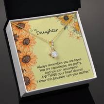 To My Daughter Necklace Gift from Mom. Daughter Christmas, Daughter Birthday. - £39.36 GBP+