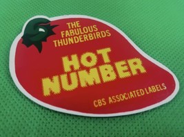 The Fabulous Thunderbirds Hot Number Pin Back Chili Pepper Button Badge 1987 - £15.35 GBP