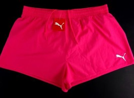 Puma Gym Shorts Workout Size 2XL Glowing Pink Sprint Woven Short New - £13.94 GBP
