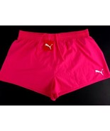 Puma Gym Shorts Workout Size 2XL Glowing Pink Sprint Woven Short New - £13.98 GBP