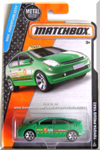 Matchbox - Toyota Prius Taxi: MBX Adventure City #9/125 (2016) *Green Edition* - £3.12 GBP
