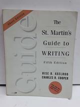 St. Martin&#39;s Guide to Writing [Paperback] Axelrod, Cooper , - £2.33 GBP