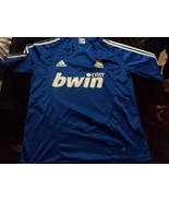 Fantasy old soccer blue  Jersey t-shirt Real Madrid - £30.27 GBP