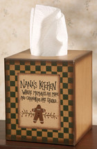 Primitive Tissue Box Paper Mache&#39; 8TB2504 - Nana&#39;s Kitchen  - £6.33 GBP
