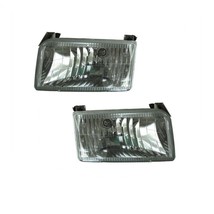NEWMAR MOUNTAIN AIRE 1998 1999 CLEAR CRYSTAL PAIR HEADLIGHTS LIGHTS LAMP... - $144.54