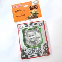 Hallmark Star Wars Christmas Ornament Picture photo Frame Force is Stron... - $10.00