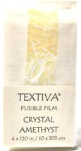 Textiva Angelina Fusible Fantasy Film 4” Crystal Amethyst #420 - €3,61 EUR