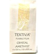 Textiva Angelina Fusible Fantasy Film 4” Crystal Amethyst #420 - €3,61 EUR