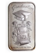 1973 Graduation By MADISON Mint 1 oz. .999 Fine Silver Art Bar - €80,94 EUR