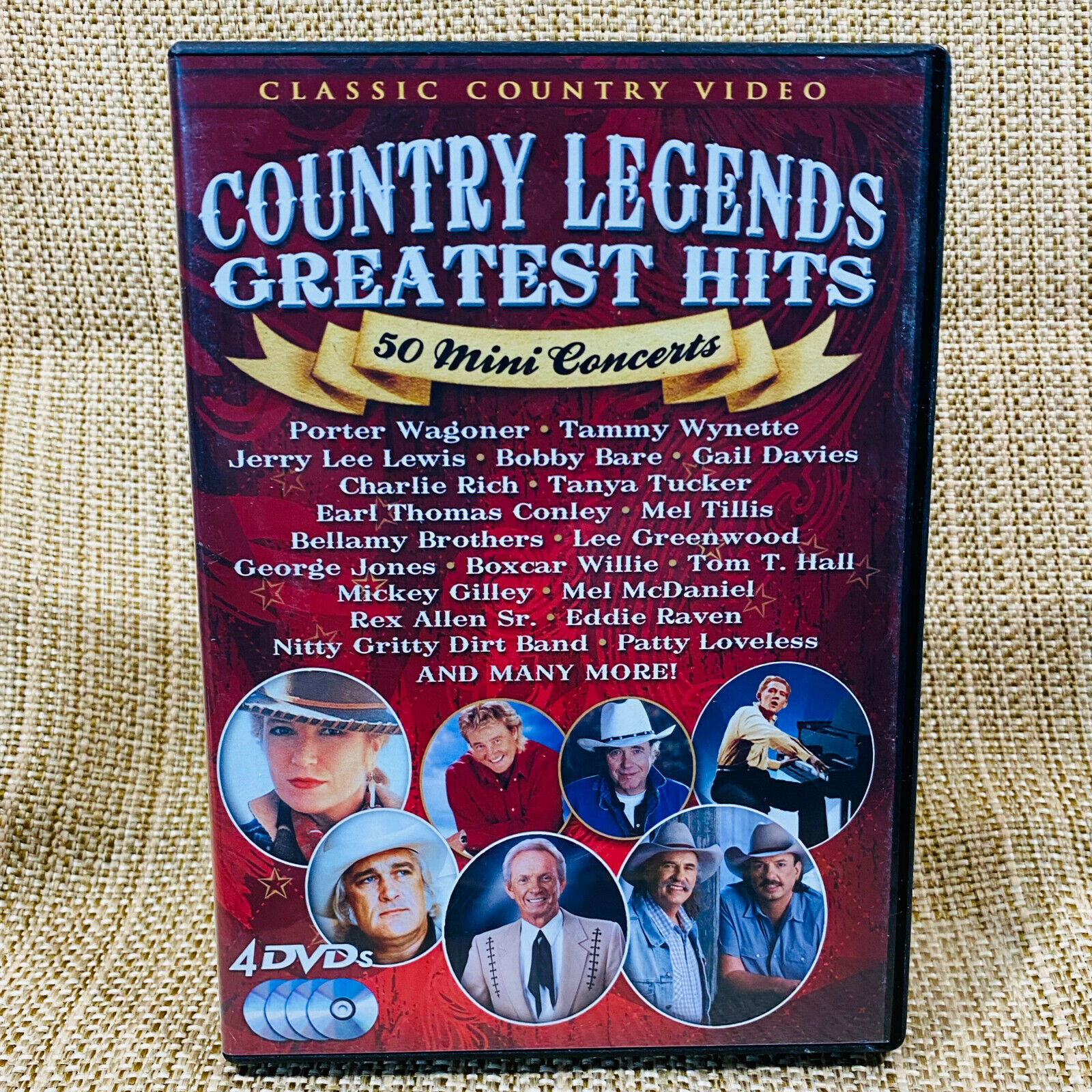 Country legends greatest hits 50 mini concerts 4 dvds charlie rich