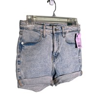 Wild Fable Size 0 Light Wash Highest Rise Shorts Cuffed NWT Summer Vacation - $15.00