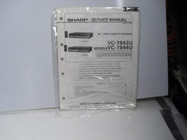 Sharp VC-7842u    Original   service  manual - £1.55 GBP