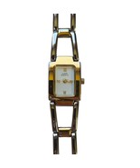 Anne Klein II Women&#39;s Gold &amp; Silver Quartz 17mm Watch New Battery - $40.48 CAD