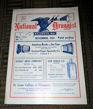 RARE Nov. 1934 The National Druggist magazine: Drug store Druggist Pharm... - £22.10 GBP
