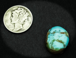 10.5 cwt. Rare Vintage Royston Turquoise Cabochon - $78.00