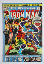 1972 Invincible Iron Man 52, Marvel Comics 11/72, 1st Series, 20¢ Ironman cover - £18.89 GBP