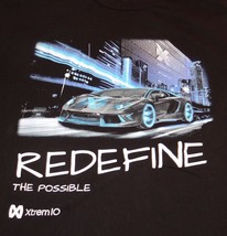 Xtrem10 EMC2 Car RedeFine the Possible Graphic T-Shirt Size Large Black - $26.30