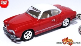  Rare Keychain Red White Top Vw Karmann Ghia Custom Ltd Edition Great Gift - £47.14 GBP