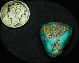 22.0 cwt. High Dome Rare Vintage Royston Turquoise Cabochon - $137.00