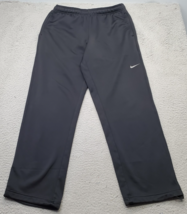 Nike Therma-Fit Sweatpants Mens Large Black Slash Pocket Elastic Waist P... - $21.22