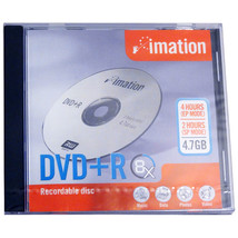 Imation 8X DVD+R 4.7GB Recordable Disc With Case -17087, 10 Pack - £11.84 GBP