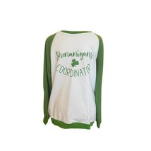 St. Patrick&#39;s Day Shenanigans Coordinator Long Sleeve Tee Shirt Size Medium - $9.90