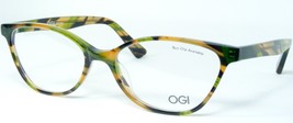 OGI 9106 1912 Orange Green Brown Streak EYEGLASSES GLASSES 53-16-145mm J... - £54.30 GBP