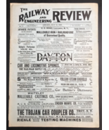Antique July 31, 1897 Railway &amp; Engineering Review Train Locomotive Maga... - £123.54 GBP