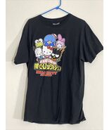 My Hero Academia Anime Hello Kitty And Friends Black T-Shirt Size Adult XL - €17,03 EUR