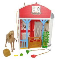 Mattel Barbie Sweet Orchard Farm Horse Barn Playset Farmhouse - £22.74 GBP
