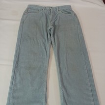 Levi's 505 Men's Size 34x32 Fits 32×32 Blue Coton Pants Straight image 13