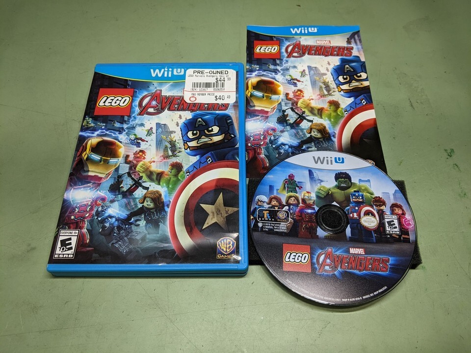 LEGO Marvels Avengers Nintendo Wii U Complete in Box