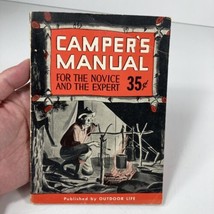 Camper&#39;s Manual For the Novice And The Expert Outdoor Life Paperback Book 1942 - £7.81 GBP