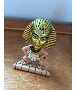 Vintage Mini Egyptian Pharaoh Head Resin Bobble Head Figurine – AS-IS – ... - £6.04 GBP