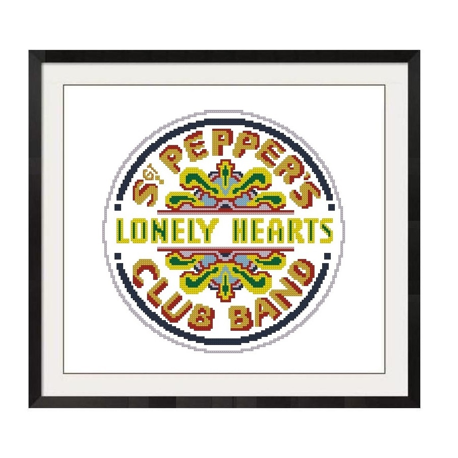 Primary image for ALL STITCHES - BEATLES CROSS STITCH PATTERN IN PDF -069