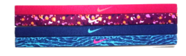NEW Nike Girl`s Assorted All Sports Headbands 4 Pack Multi-Color #21 - $17.50
