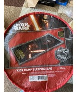 Sleeping Bag Star Wars The Force Awakens Kylo Ren Kids Camp 28" X 56" Black - $14.84