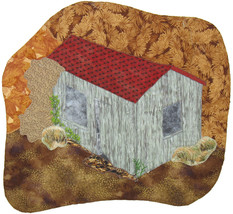 The Shack: Quilted Art Wall Hanging - £355.71 GBP