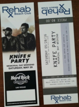 Knife Party @ The Rehab Beach Club Hard Rock Casino Vegas, Expired Ticket Stub - £2.20 GBP