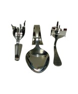 Cambridge STAINLESS-STEEL Tasting Spoon &amp; 2-Specialty Curve-Forks - PREO... - $18.66 CAD