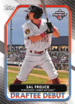 2022 Topps Pro Debut Draftee Debut #DB6 Sal Frelick RC Rookie Card ⚾ - £0.70 GBP